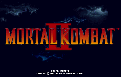 Mortal Kombat II (rev L3.2 (European)) Title Screen